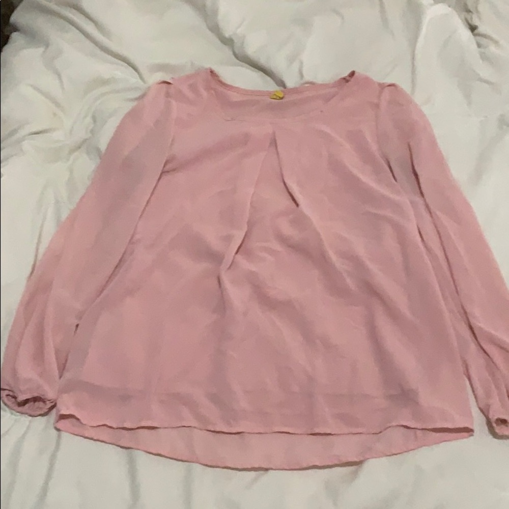 Pink blouse